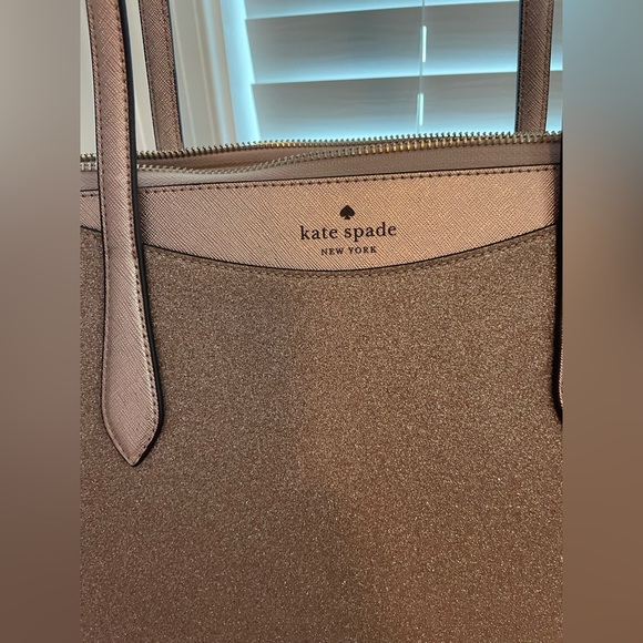 Pink glitter Kate Spade handbag - Picture 5 of 7